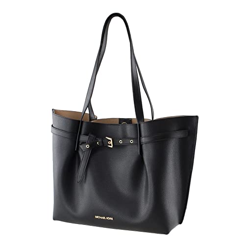 MICHAEL KORS borsa a spalla in pelle LG EW TOTE EMILIA 35H0GU5T9T nero