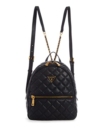 Guess Cessily Backpack, Zaino Donna, Nero, Taglia unica