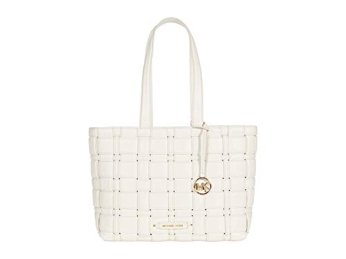 Michael Kors Ivy Medium East/West Tote Light Cream One Size