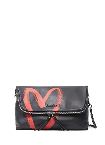 Desigual Bols_amasenti Venecia, Across Body Bag Donna, Nero, Taglia...