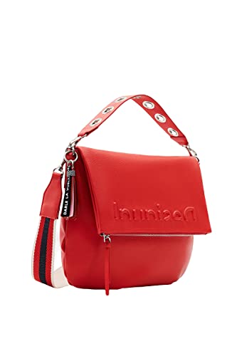 Desigual Bag_Half, Borsa con Logo 22_BRETÚ 7029 Orangery Donna,...