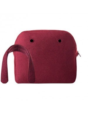 ju'sto Lana Bordeaux con Manici, Bag Women's, Taglia Unica