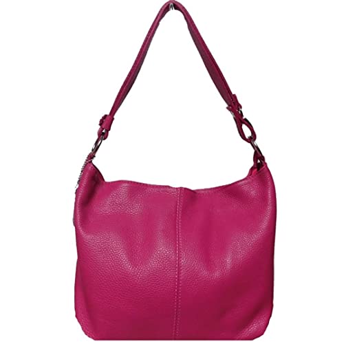 Bottega Carele Borsa a spalla/tracolla in Vera pelle colore Fucsia...