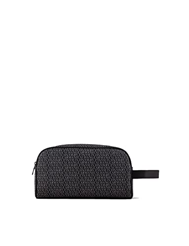 ARMANI EXCHANGE Beauty case uomo modello maxi pochette a mano fantasia...