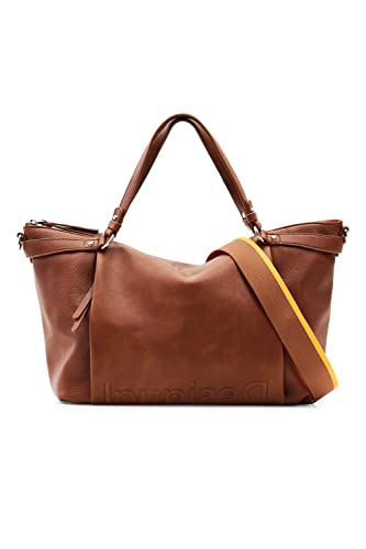 Desigual, BAG_HALF LOGO 23_LIBIA 2. 6000 BROWN Donna, braun, Taglia...