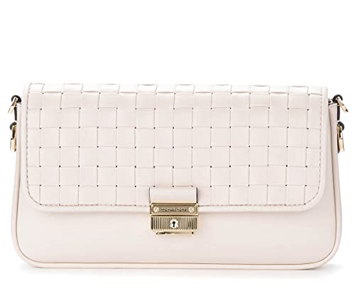 Michael Kors Bradshaw Small Convertible Shoulder Light Cream One Size