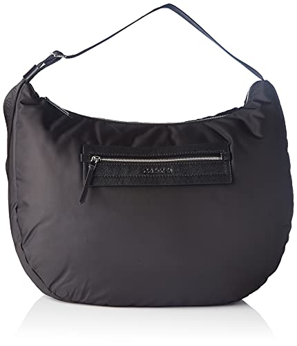 Calvin Klein CK Essential Oversize Hobo, Borse Donna, Nero, Medium