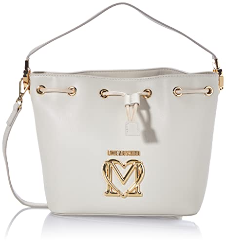 Love Moschino Borsa A Spalla, BORSA A SPALLA Donna, Avorio, Taglia...