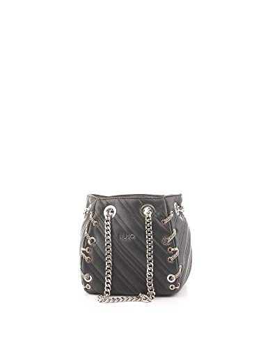Borsa Liu-jo a secchiello S drawstring ecopelle trapuntata colore nero...