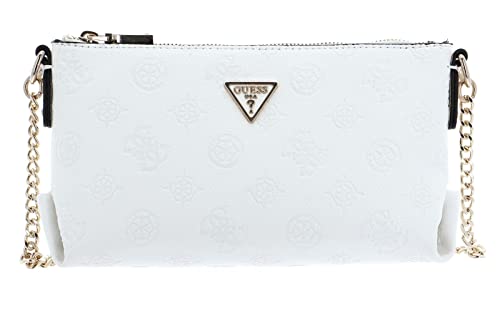 Guess Borsa Helaina mini crossbody top zip bianco BS22GU49 PG840372...