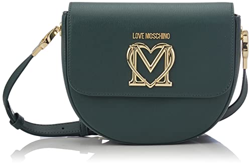 Love Moschino Borsa Pu Bottiglia, BORSA A SPALLA Donna, Verde, Taglia...