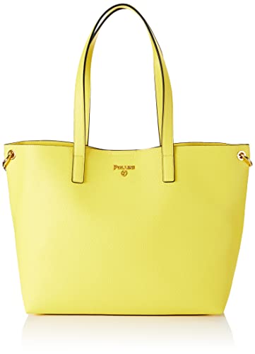 Pollini SC4567PP1GSA140A, Shopping Bag Donna, Giallo, 29X45X15