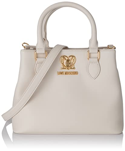 Love Moschino JC4392PP0FKO0, Borsa a Mano, Donna, Bianco, Taglia unica