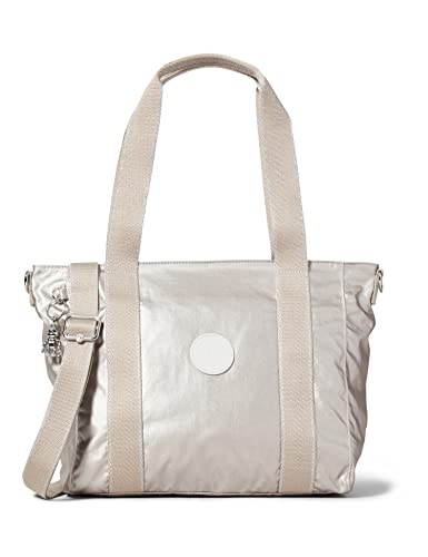 Kipling ASSENI S, Tote, Donna, Argento (Metallic Glow), Taglia unica