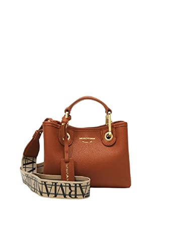 Emporio Armani Donna Borsa A Mano Y3D176Yfo5B Marrone CUOIO/ROSSO...