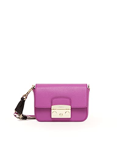 FURLA Borsa a tracolla Donna Mini Crossbody webbing strap Viola UNI