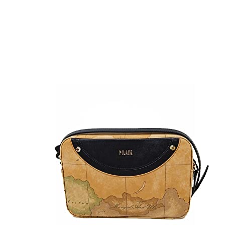 ALVIERO MARTINI Borsa a Tracolla Geo Florence Camera Case Nero Borsa...