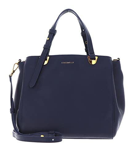 Coccinelle Borsa a Mano Lea Medium Borsa Mano Blu Donna 31x28x14 cm