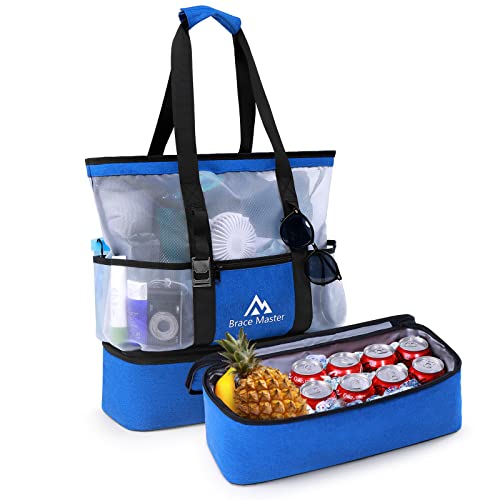 Brace Master Borsa da spiaggia con Staccabile Borsa Frigo Termica,...