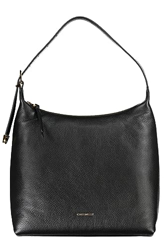 Coccinelle Borsa a Spalla Gleen in Pelle Colore Nero Donna 30x29x12 cm