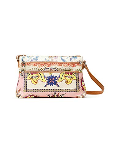 Desigual PU Across Body Bag, Donna, Colore: Rosso, U