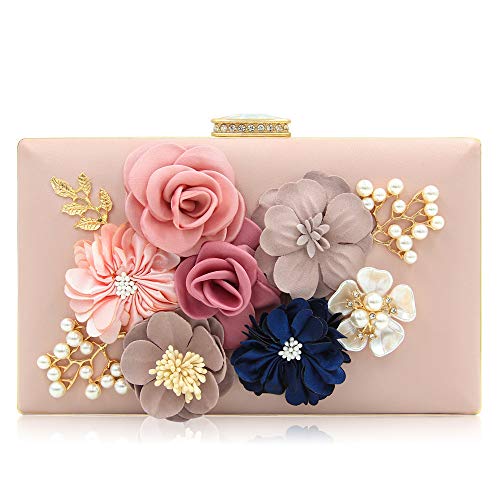 Milisente Donna Borsa Sera Fiore Pochette Nozze Pochette da Se...