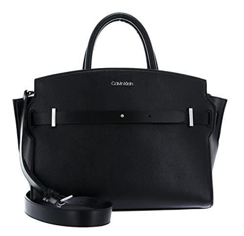 Calvin Klein Borsa 34 cm, Ck Nero, Taglia unica, Ck Code Tote Md