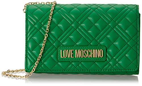 Love Moschino Jc4079pp1gla0, Borsa a Spalla Donna, Verde, Taglia unica