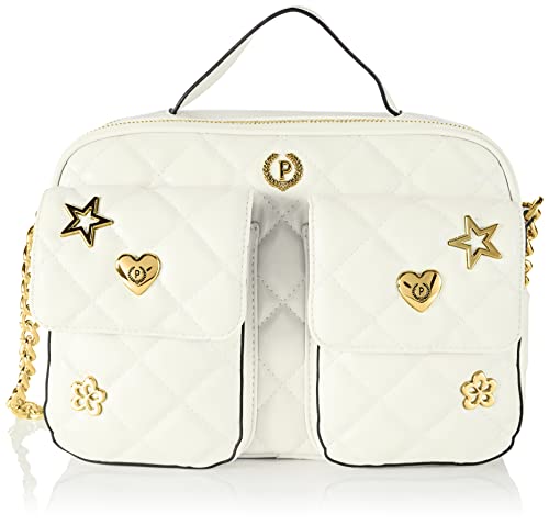 Pollini SC4527PP1GSE0100, Borsa A Mano Donna, Bianco, 27X8X19