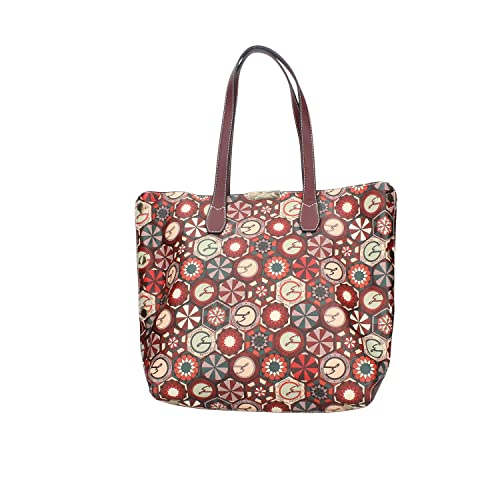 Gattinoni Shopping Bag Grande Teodosia Caravaggio dettagli Bordeaux -...
