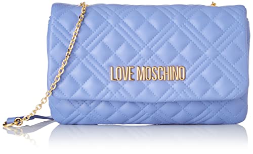 Love Moschino JC4097PP0FLT0, Borsa a Spalla, Donna, Azzurro, Taglia...