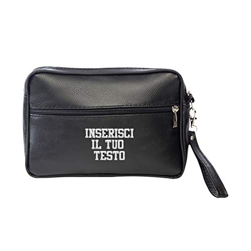 Timeshop Lab Pochette Regular borsello per donna e uomo in eco pelle...