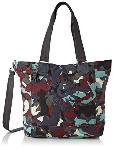 Kipling Shopper C, Borsa Donna, Multicolore (Camo Large), 45x34x18...