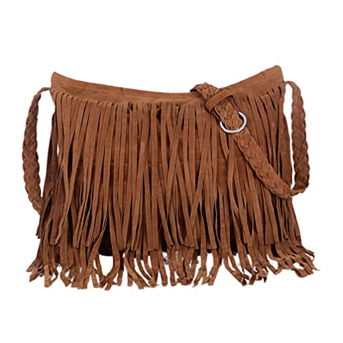PRETYZOOM - Borsa a tracolla con nappa, in pelle, con nappa, borsa a...