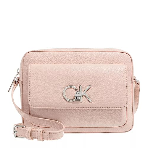 Calvin Klein Borsa a Tracolla Donna Re-Lock Camera Bag Piccola, Rosa...