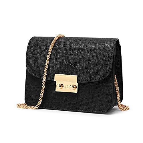 VINBAGGE Borsetta Nera,Borsa Donna Tracolla Borsa Tracolla Ragazza...