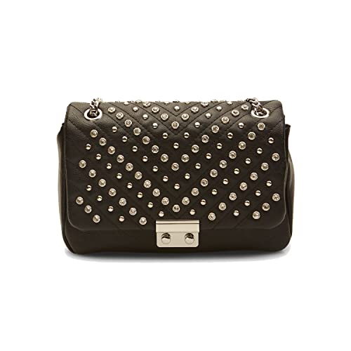 BATA Unisex Adulto Borsa a tracolla da donna con catena e borchie...