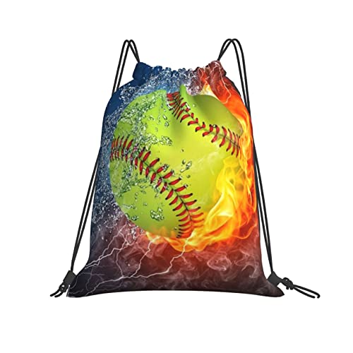 Borsa Coulisse Serie Mondiale di Softball Sacca Sportiva Fashion...