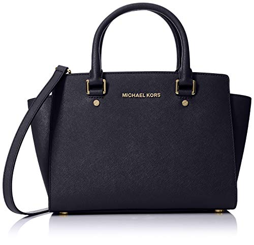 Michael Kors Selma Md Tz Satchel - Borse a secchiello Donna, Blu...