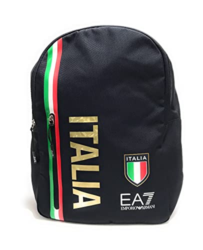 Emporio Armani Zaino uomo EA7 Italia team backpack blu UBS22EA11...
