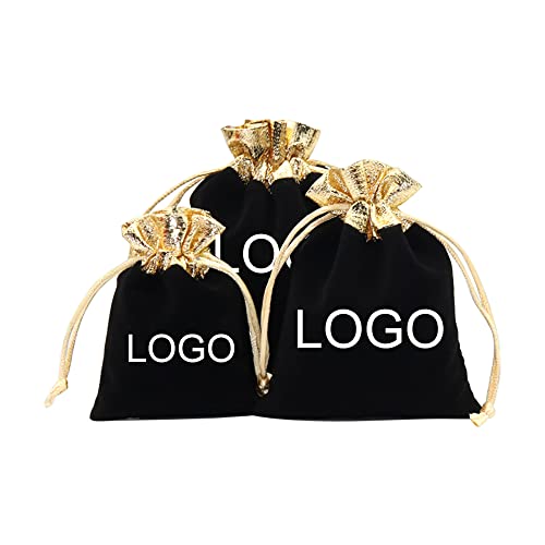 TOPTIE Sacchetti regalo in velluto personalizzati da 50 pezzi con...