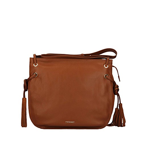 Twin Set OS8TCB Borsa a tracolla Donna cuoio UNICA