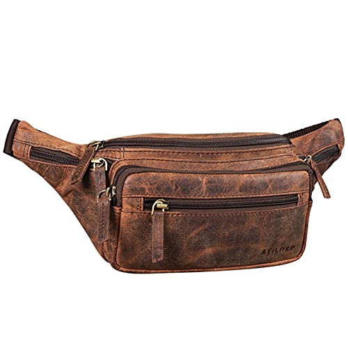 STILORD 'Zion' Marsupio in Pelle Vintage Moderno Uomo Donna Borsa a...
