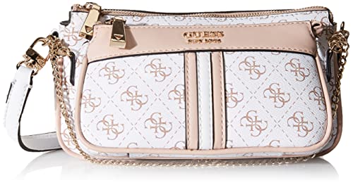 Guess, Kasinta-Borsa a tracolla con doppia cerniera Donna, Colore:...