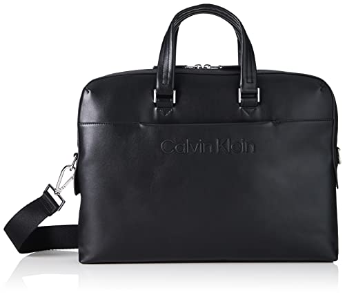Calvin Klein CK SET BORSA PORTATILE W/PCKT, Nero