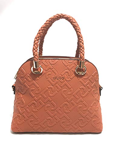 Borsa shopping Liu-jo bugatti M 3 comparti ecopelle multi logo...