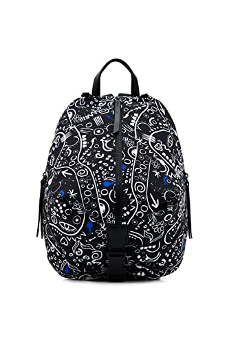 Desigual Back_artyeye-Viana Mini 2000, Colore: Nero, Black Donna,...