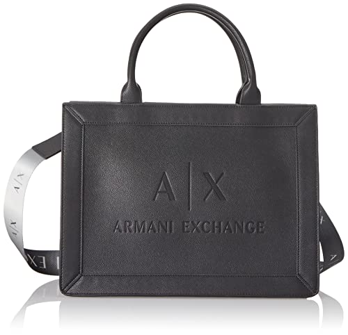 ARMANI EXCHANGE Layla, Big Front Logo, Zipped, Internal Pocket, Tote...