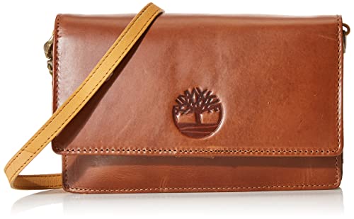 Timberland PRO RFID Leather Crossbody Wallet Purse, Borsa a Tracolla Pelle Donna, Cognac (Altroz), Taglia Unica