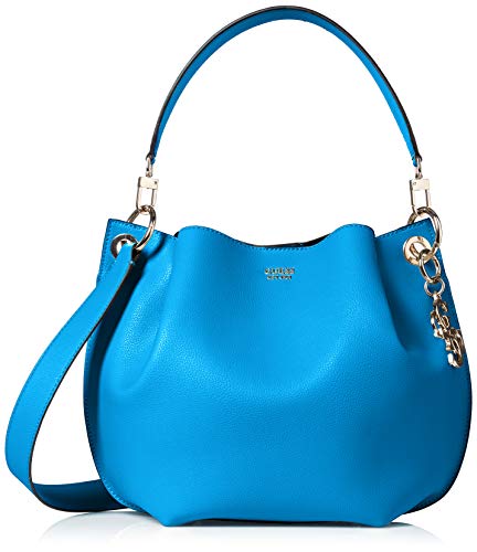 Guess Digital Hobo, Borsa a Secchiello Donna, Nero (Capri), 41x28.5x16...